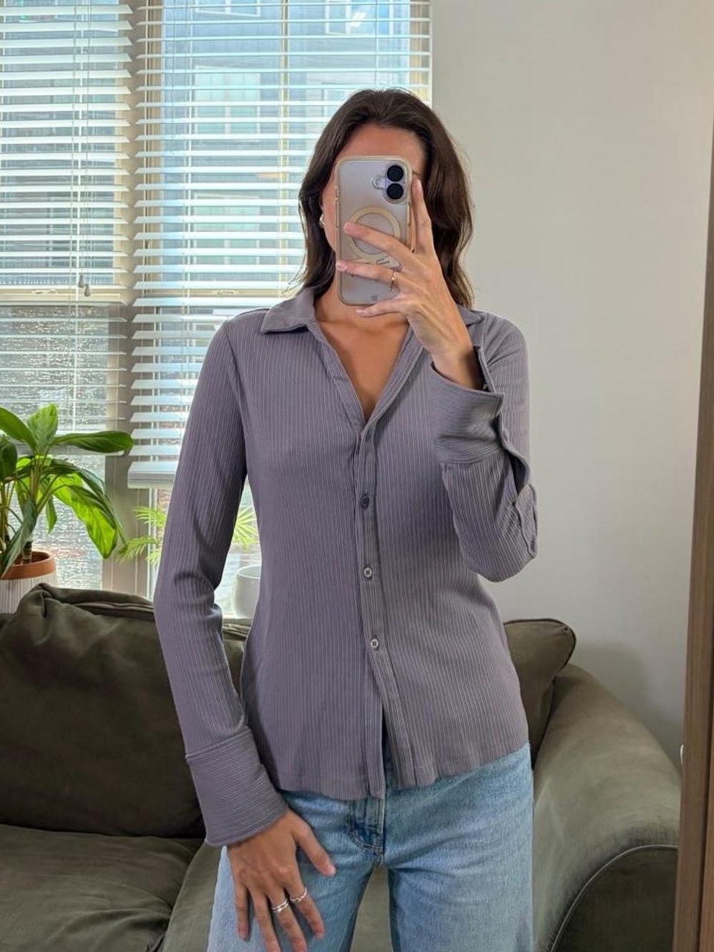 Jason Wu light purple button down